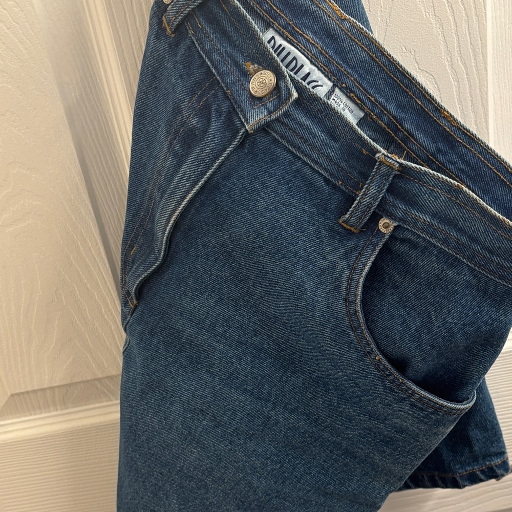 Vintage Classic Bill Blass Blue Denim Skirt - Casual Women's Denim Mini -10 - Picture 9 of 14